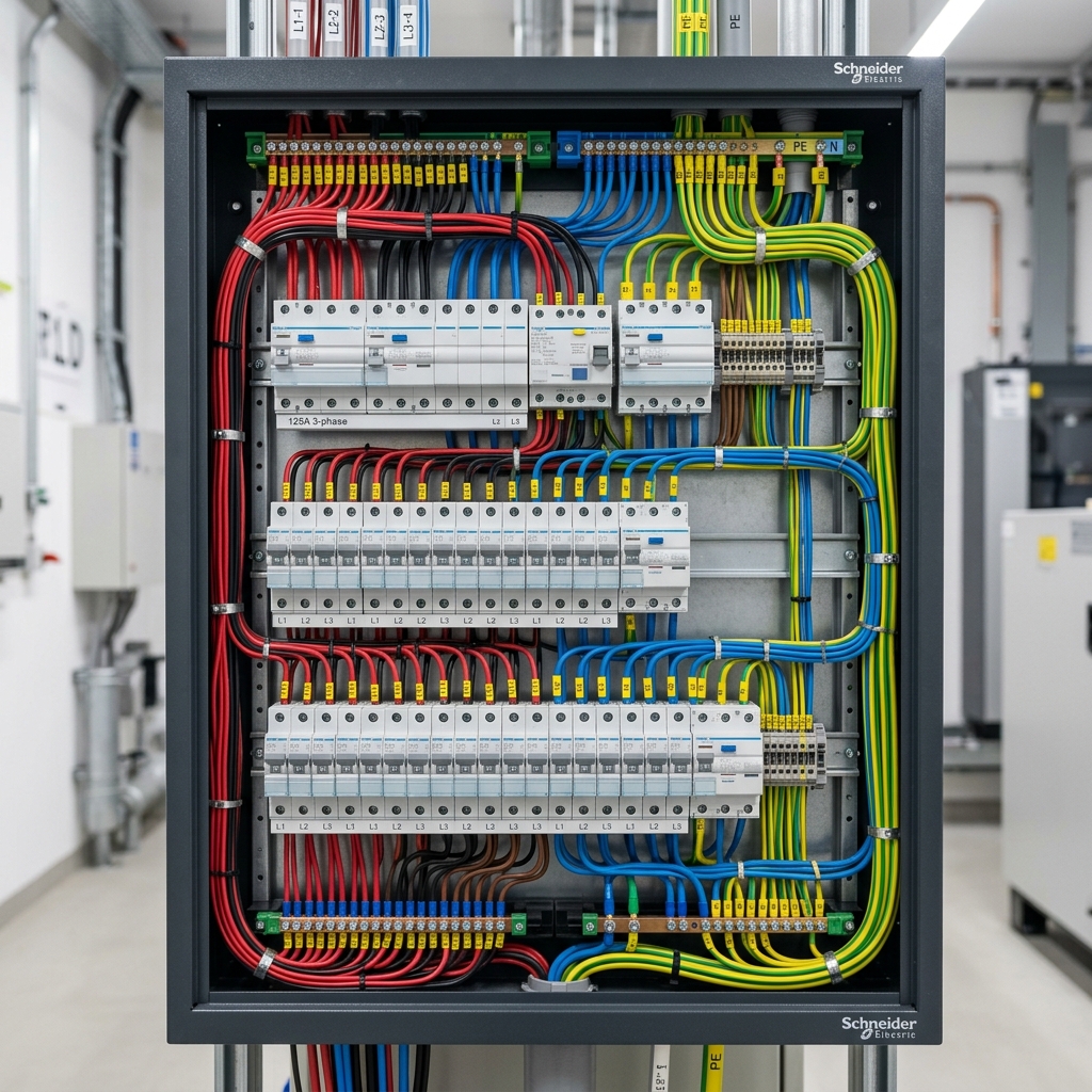 Quadro de força organizado